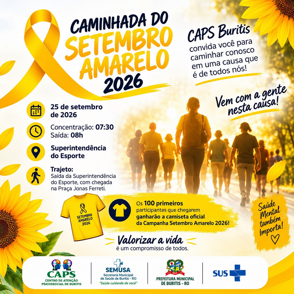 💛 BURITIS, VAMOS CAMINHAR JUNTOS PELA VIDA?